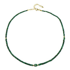 Collar en plata con Esmeralda de Zambia