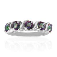 Anillo en plata con Cuarzo místico
