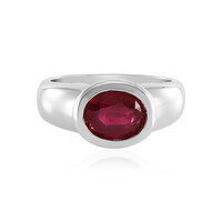 Anillo en plata con Rubí de Bemainty