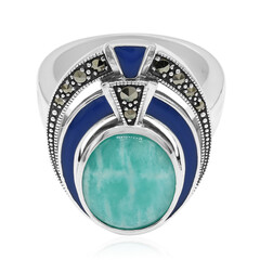 Anillo en plata con Amazonita