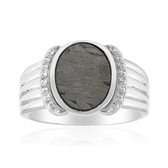 Anillo en plata con Meteorito Aletai