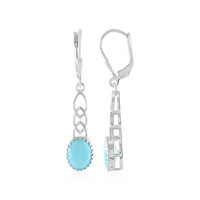 Pendientes en plata con Turquesa