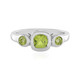 Anillo en plata con Peridoto