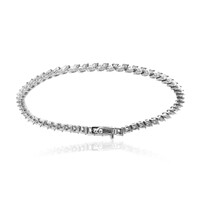 Brazalete en plata con Zircón
