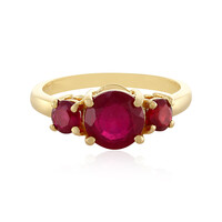 Anillo en oro con Rubí de Madagascar