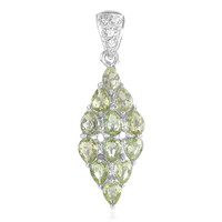 Colgante en plata con Turmalina cuprífera