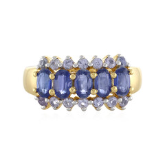 Anillo en plata con Cianita