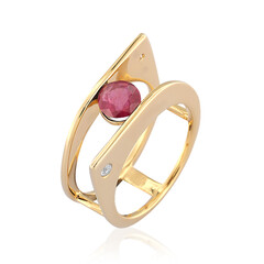 Anillo en plata con Rubí de Madagascar (de Melo)