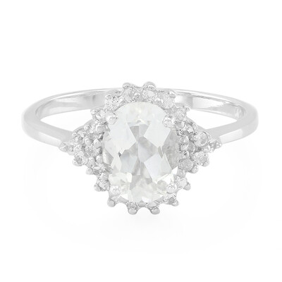Anillo en plata con Petalita