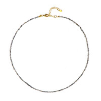 Collar en plata con Diamante plateado
