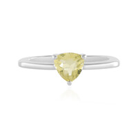 Anillo en plata con Fluorita amarilla