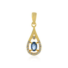 Colgante en plata con Zafiro azul