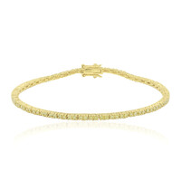 Brazalete en oro con Diamante amarillo canario