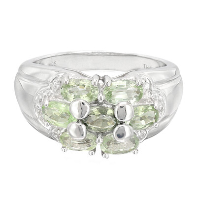 Anillo en plata con Turmalina Paraíba