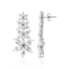 Pendientes en plata con Zircón (de Melo)