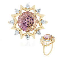 Anillo en oro con Ametrino de Anahí (PHANTASIA)