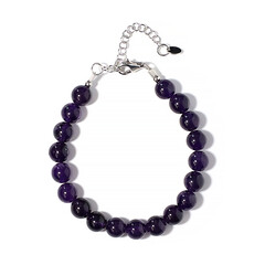 Brazalete en plata con Amatista