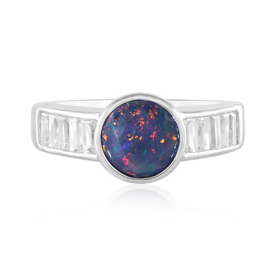 Anillo en plata con Ópalo de Mezezo