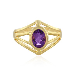 Anillo en plata con Amatista de Siberia