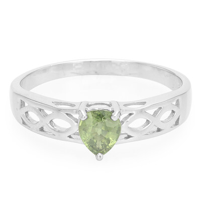 Anillo en plata con Zafiro de Mozambique