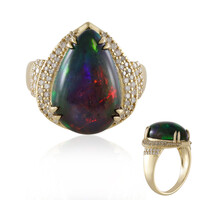 Anillo en oro con Ópalo de Mezezo (de Melo)