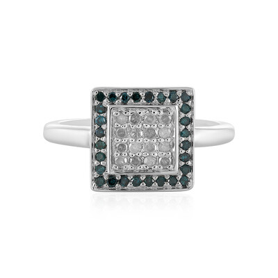 Anillo en plata con Diamante I3 (H)
