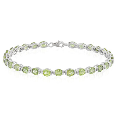 Brazalete en plata con Turmalina Paraíba