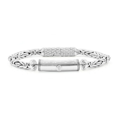 Brazalete en plata con Diamante I1 (G) (Nan Collection)