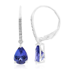 Pendientes en oro con Tanzanita AAA (CIRARI)