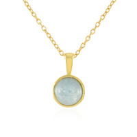 Collar en plata con Aguamarina