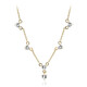Collar en plata con Topacio blanco