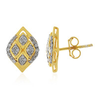 Pendientes en plata con I1 (I) Diamante