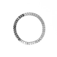 Brazalete con Diamante plateados