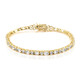 Brazalete en plata con Topacio blanco