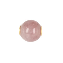 Colgante en plata con Cuarzo rosa