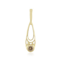 Colgante en oro con Diamante champán I2 (Ornaments by de Melo)
