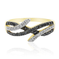 Anillo en oro con Diamante negro