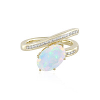 Anillo en oro con Ópalo de Welo (de Melo)
