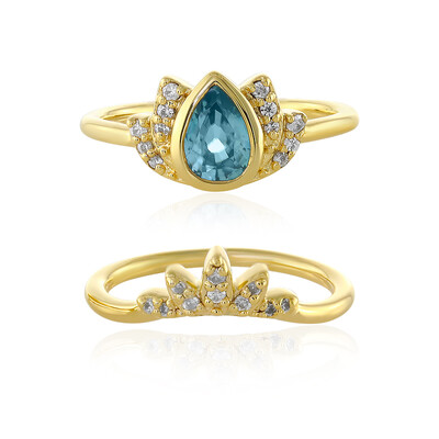 Anillo en plata con Zircón de Ratanak Kirí