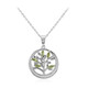 Collar en plata con Peridoto de Birmania