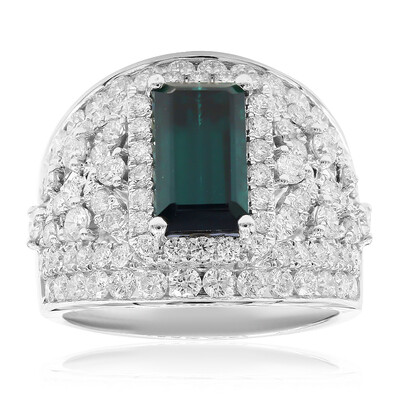 Anillo en oro con Indicolita (CIRARI)