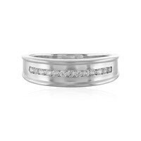 Anillo de hombre en plata con Zircón