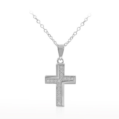 Collar en plata con Diamante I3 (I)