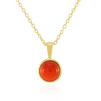 Collar en plata con Cornalina