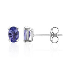 Pendientes en plata con Tanzanita