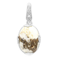Colgante en plata con Magnesita
