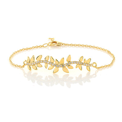 Brazalete en plata con Zircón