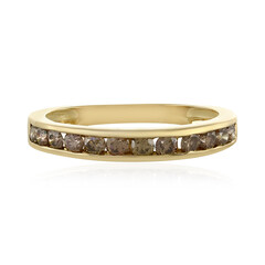 Anillo en oro con Diamante chocolate I1