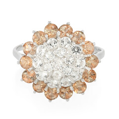 Anillo en plata con Andalucita
