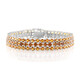 Brazalete en plata con Citrino de Madeira